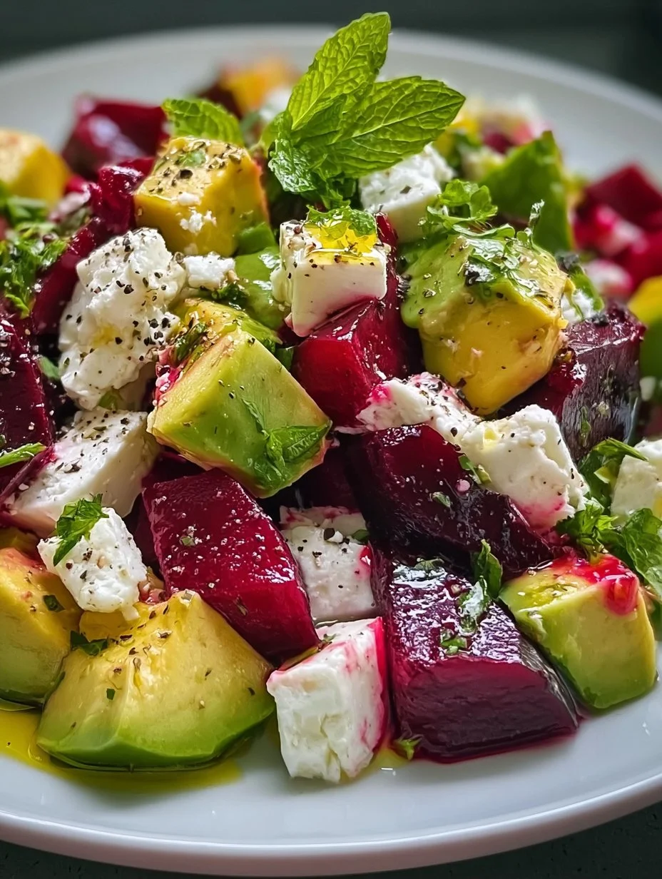 Salade Betteraves Avocat Feta