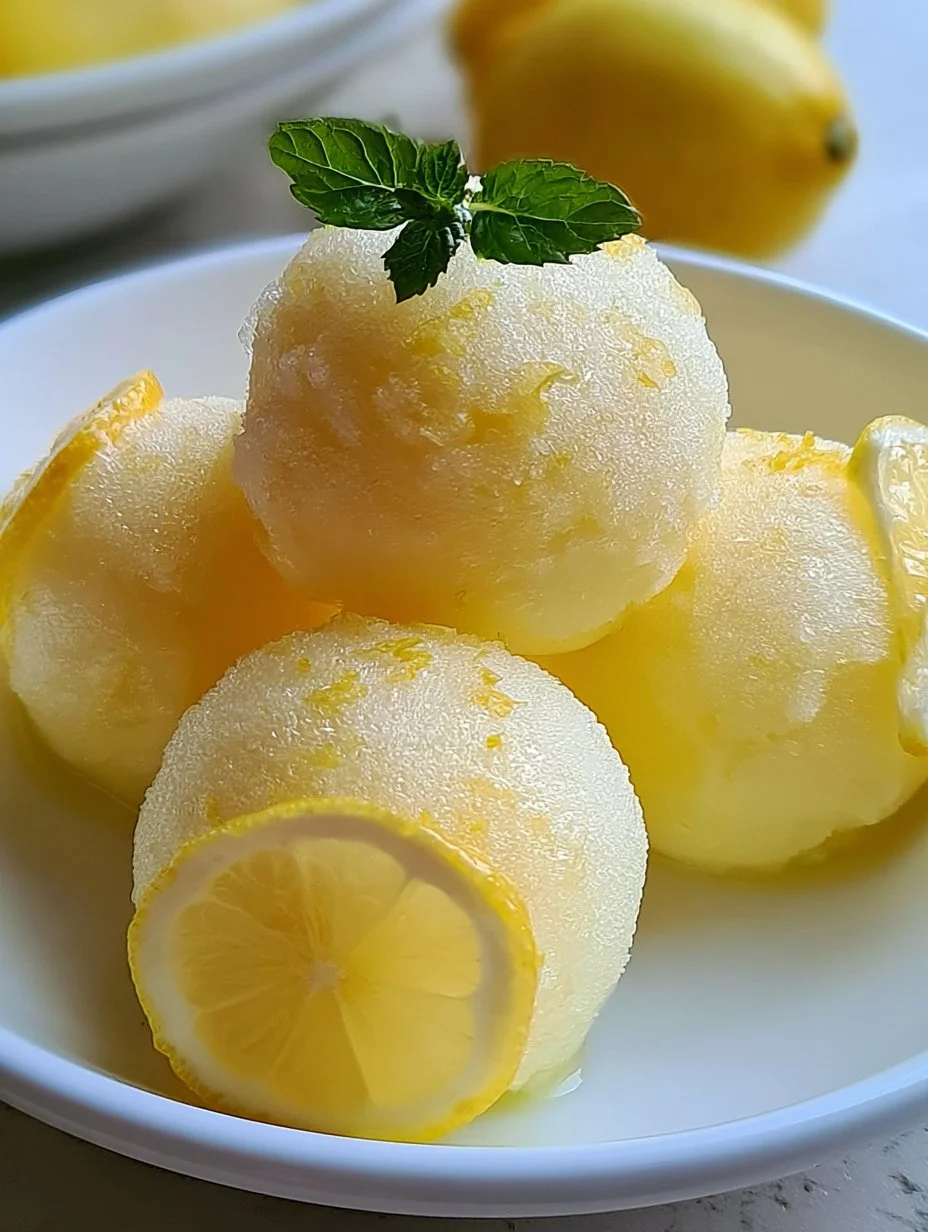 Sorbet Citron Maison