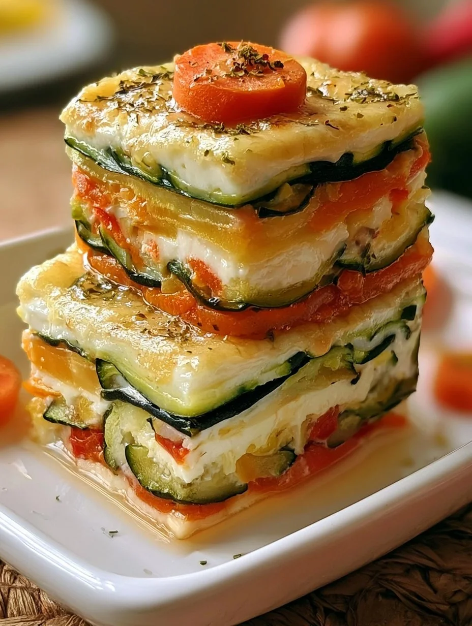 Terrine de légumes sablés au parmesan